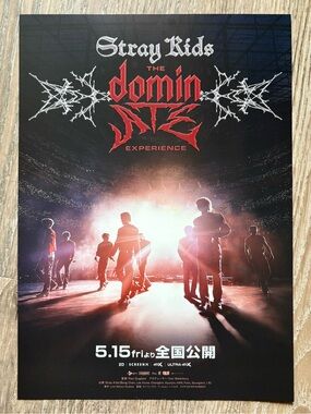 Stray Kids DominATE Experience Small Japan Movie Poster Kpop Concert